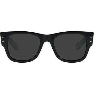 Retro Polarized Square Sunglasses for Women and Men with Chunky Temples